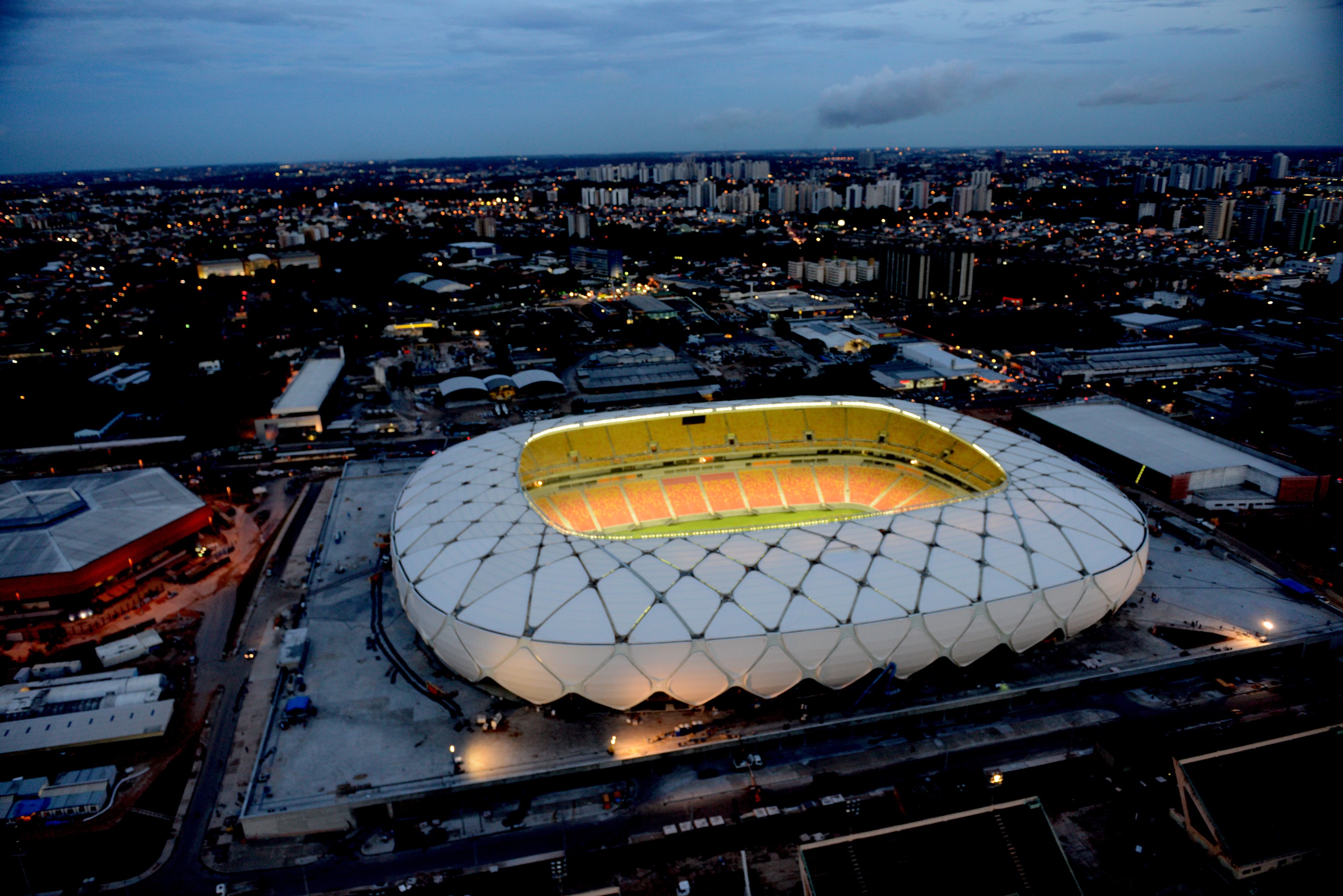 Poor safety infrastructure has led to six deaths while constructing the Brazil World Cup Stadiums